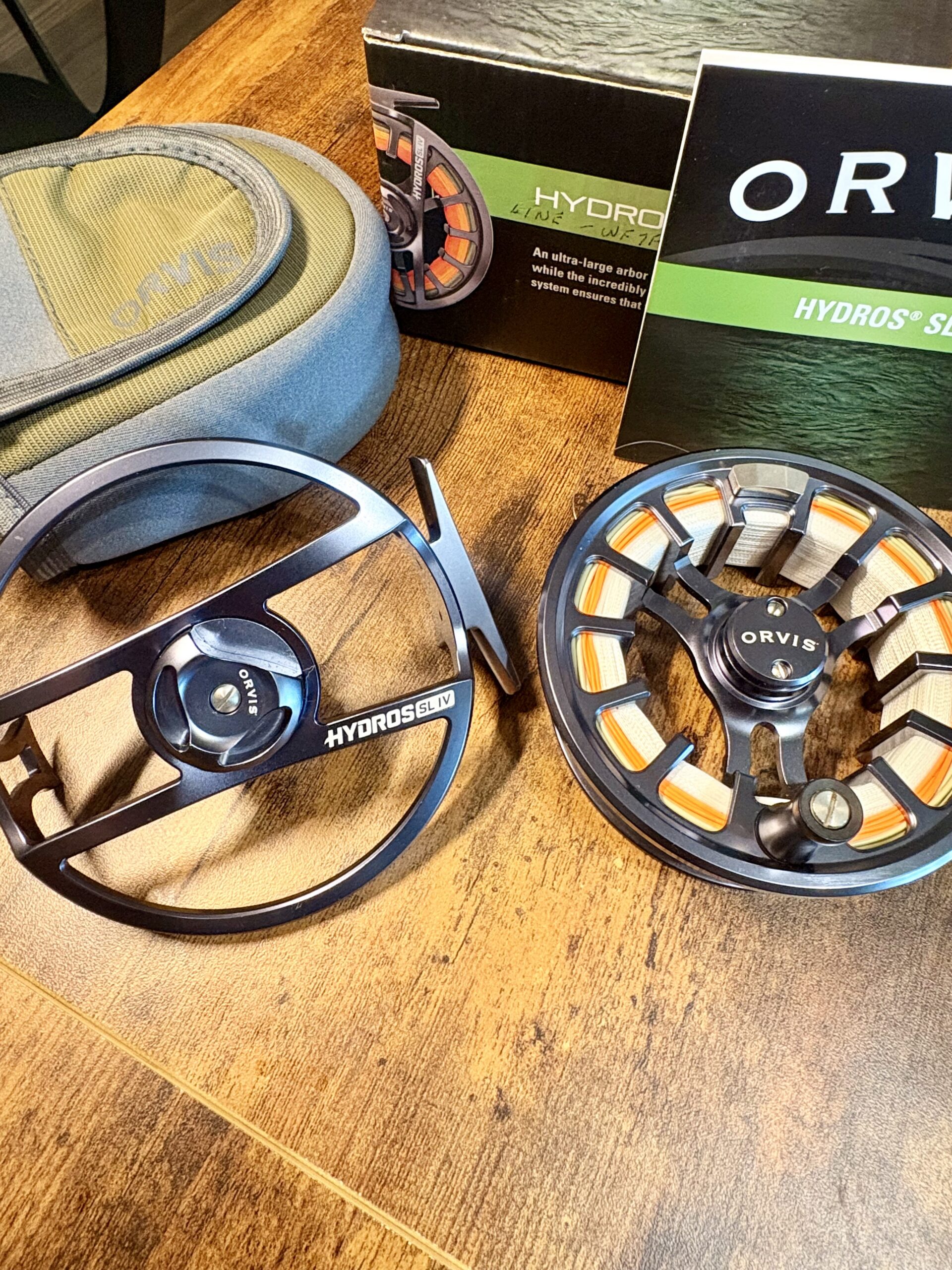 change retrieve on fly reel orvis hydros sl I / Silver the frame and spool are protected by a rugged Type II anodized finish in a beautiful Orvis Hydros Fly Reel silver
